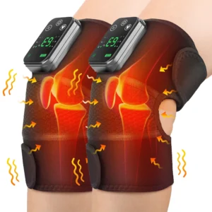 Rechargeable Knee Massager with 3-Gear Vibration Therapy