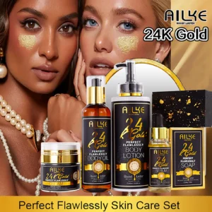 24K Gold Collagen Whitening Skin Care Set – For All Skin Types