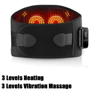 Infrared Heating Waist Massager — Electric Belt with Vibration Therapy