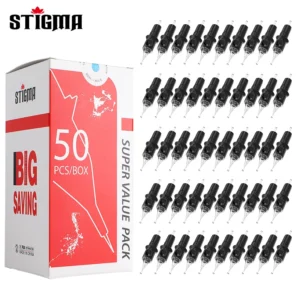 20/50PCS 1RL 3RL 5RL 7RL 0.3/0.35mm  Sterilized Safety Tattoo Needles