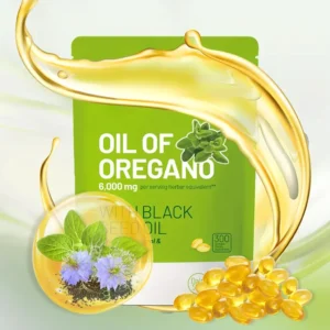Oil of Oregano with Black Seed Oil – 300 Capsules
Natural Antioxidant & Fitness Nutritional Support